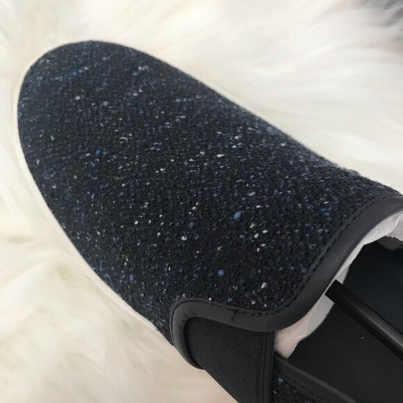 NIB Vince Blair Slip On Sneakers Navy Tweed Sz 9.5 - Picture 4 of 8